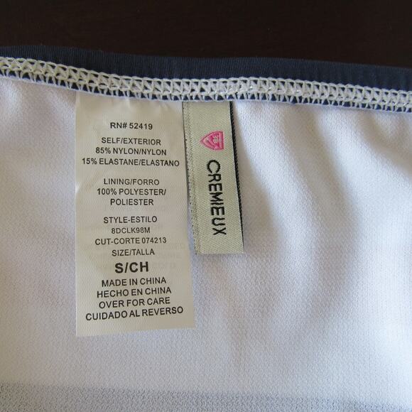 New Cremieux Women Multicolor Striped Tie Side Hipster Bikini Swim Bottom S - Picture 7 of 9